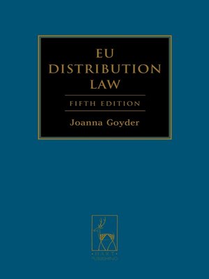 cover image of EU Distribution Law